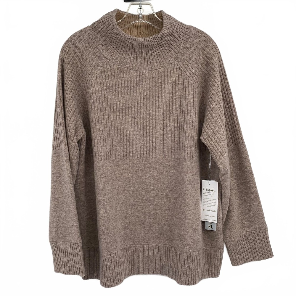 L Brown Crew Neck Sweater | Womens XL